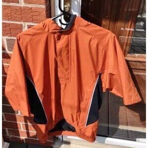 Footjoy Dryjoys Pullover Jacket ‎ Mens M Half Short Sleeve Golf Jacket 1/4 Snap